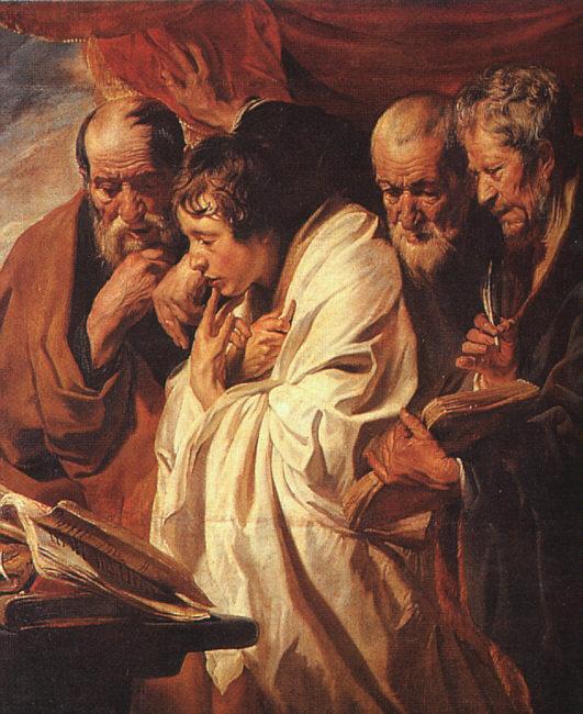 Jacob Jordaens The Four Evangelists oil painting image